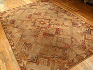 Antique hooked Carpet - # 4667