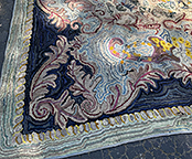 Antique hooked Carpet - # 57667