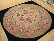 Antique hooked Rug - # 2368