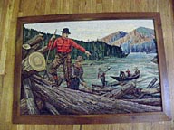 Antique hooked Rug - # 6470