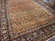 Antique kashan Carpet - # 55928