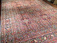 Antique kashan Carpet - # 9496