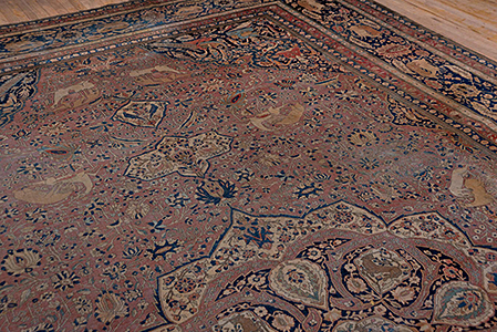 Antique kashan, mohtasham Carpet - # 52131