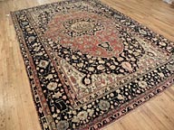Antique kashan, mohtasham Carpet - # 6373