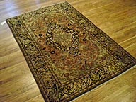 Antique kashan, mohtasham Rug - # 6186