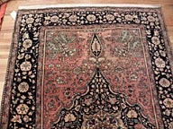 Antique kashan, mohtasham Rug - # 6406