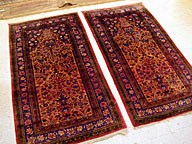 Antique kashan Rug - # 3987