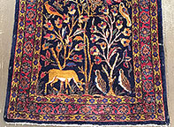 Antique kashan Rug - # 7098