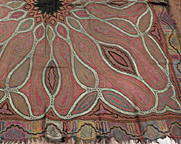 Antique kashmir shawl Rug - # 7217
