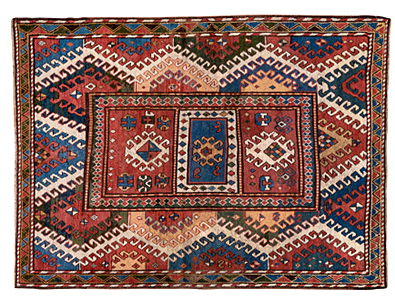 Antique kazak, bordjaloo Rug - # 55573