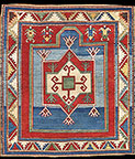 Antique kazak, bordjaloo Rug - # 9033