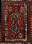 Antique kazak, bordjaloo Rug - # 9926