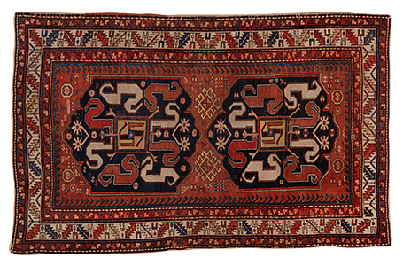 Antique kazak, cloudband Rug - # 56815