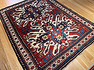 Antique kazak, eagle Rug - # 57248