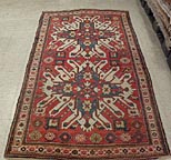 Antique kazak, eagle Rug - # 6491
