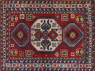 Antique kazak, lori pambak Rug - # 9980