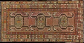 Antique kazak Rug - # 40736