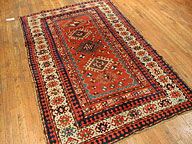 Antique kazak Rug - # 4987