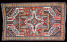 Antique kazak Rug - # 52547
