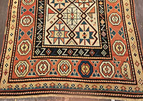 Antique kazak Rug - # 53592