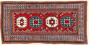 Antique kazak Rug - # 55232