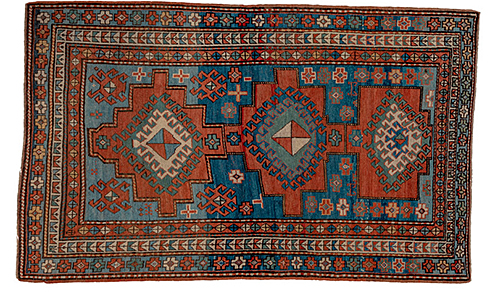 Antique kazak Rug - # 56826