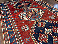 Antique kazak Rug - # 57215