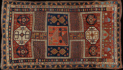 Antique kazak Rug - # 9138