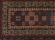 Antique kazak Rug - # 9913