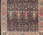 Antique kirman Carpet - # 7795