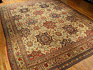 Antique kirman, lavar Carpet - # 4657