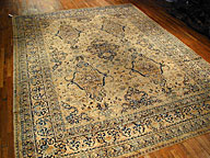 Antique kirman, lavar Carpet - # 4718
