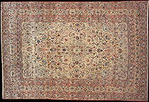Antique kirman, lavar Carpet - # 9455