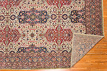 Antique kirman, lavar Carpet - # 9465