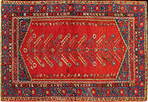 Antique kula Rug - # 52425