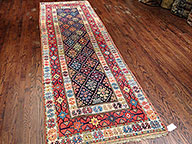 Antique kurdish Runner - # 8965