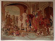 Antique needlepoint Rug - # 50887