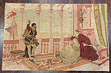 Antique needlepoint Rug - # 55961