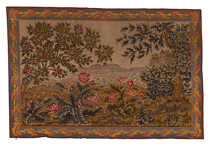 Antique needlepoint Rug - # 58182