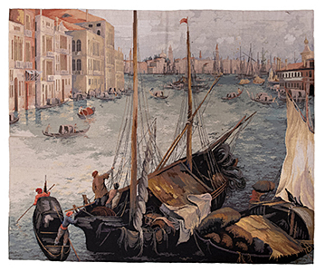 Antique needlepoint Rug - # 58183