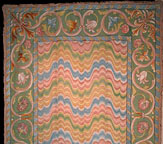 Antique needlepoint Rug - # 7497
