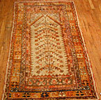 Antique oushak, angora Rug - # 3203