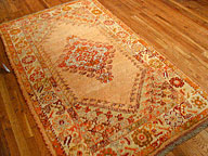 Antique oushak, angora Rug - # 3229