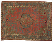 Antique oushak Carpet - # 55828