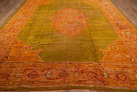 Antique oushak Carpet - # 56512