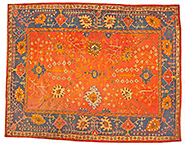 Antique oushak Carpet - # 56574
