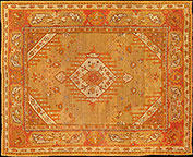Antique oushak Carpet - # 9604