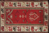 Antique oushak Rug - # 40495
