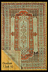 Antique oushak Rug - # 6684