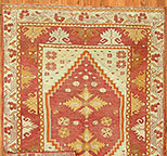 Antique oushak Rug - # 9527
